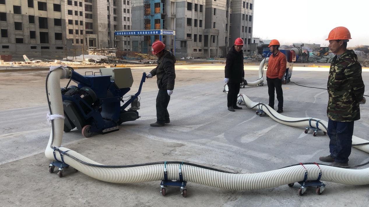 豫工550抛丸机施工