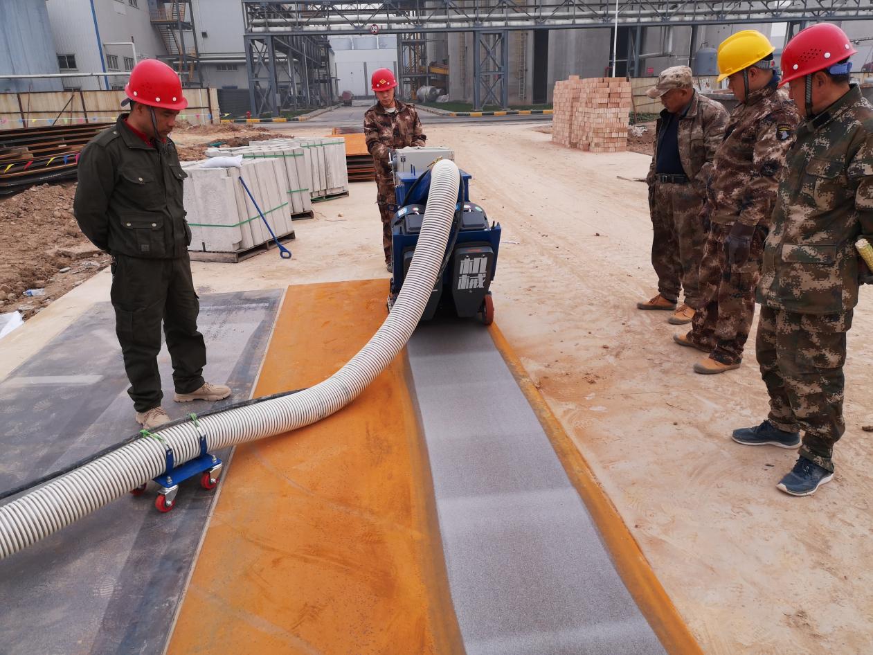 豫工550抛丸机钢板除锈